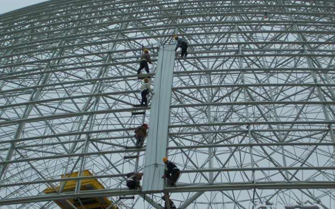 溧阳网架装配好以后应当留神哪八项验收事件